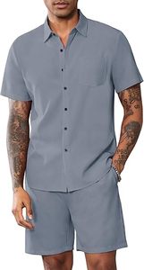 Ensembles de survêtements pour hommes Shorts Polos à fermeture éclair quart de tour Shorts de dessous Tenues de sport Ensembles décontractés d'été Ensembles courts confortables - Product Image 3