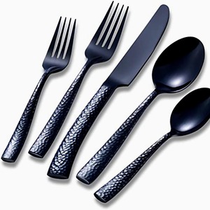 Nouvel ensemble de couverts en acier inoxydable de haute qualité, argenterie de luxe avec un look royal pour restaurant, hôtel, mariage, maison - Product Image 6