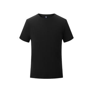 180gsm 95% Coton 5% Spandex Hommes Femmes T-shirts personnalisés unisexes Impression ou broderie OEM Logo T-shirt uni vierge pour hommes - Product Image 2