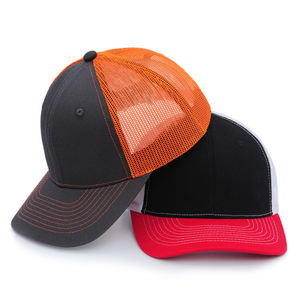 Logo de broderie personnalisé casquettes de baseball à bord incurvé vierges de haute qualité chapeaux de papa en coton 6 panneaux multi couleurs unis non structurés - Product Image 1