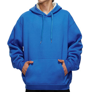 Sweat à capuche pour homme de haute qualité, 100% coton, manches longues, design imprimé, épaules tombantes, écologique, respirant, automne - Product Image 1