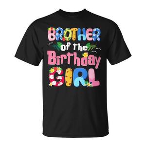 T-shirt per fratello della festa di compleanno a tema famiglia hawaiana - Product Image 1