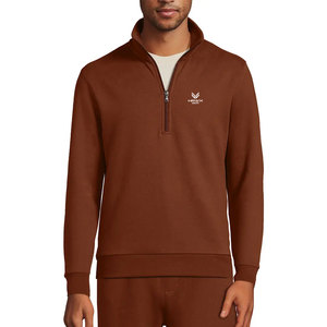 ซิปควอเตอร์สำหรับผู้ชายสวมใส่สบายสีพื้น - Product Image 2