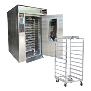 เตาอบขนมปังแบบหมุน12ถาดรถเข็นแบบมีล้อบนบนเตาอบเบเกอรี่โลโก้ตามสั่ง - Product Image 1