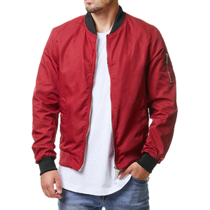 Chaqueta Bomber para Hombre, Nueva Llegada, Precio al por Mayor, Transpirable, Resistente al Viento, Ecológica, Logotipo Frontal, Servicio OEM, Colores Personalizados - Product Image 2