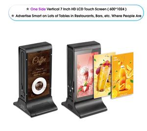 FYD-835S Restaurant Bar WiFi 7 pouces LCD écran tactile lecteur de publicité affichages de table Table Top Menu numérique affichage des aliments - Product Image 2
