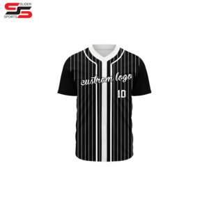 Haute qualité 100% Polyester unisexe respirant évacuation de l'humidité couleur bloc manches courtes Sublimation Sport chemise Baseball Jersey - Product Image 1
