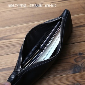 OEM ODM hecho a medida de alta calidad de cuero auténtico para hombre de marca de lujo corto plegable Delgado RFID bloqueo carteras para hombres - Product Image 3