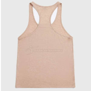 Camiseta sin mangas de tamaño personalizado de alto fabricante para hombres Último diseño Servicio OEM Precio bajo - Product Image 2