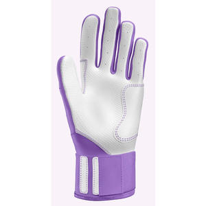 Precio al por mayor Cómodo Original de cuero de vaca Guante de entrenamiento de softbol Puño largo Transpirable Guantes de bateo de béisbol - Product Image 3