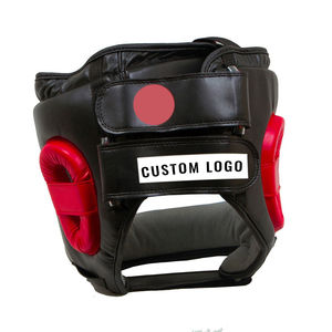 Casque de boxe OEM en cuir protège-tête MMA équipement de combat avec logo personnalisé protection de la tête casques de protection pour enfants pour unisexe - Product Image 4