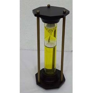 Minuterie de sable en bois automatique automatique, sablier en acrylique, décoration de maison, de bureau - Product Image 1