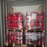 Rouleau de transport lisse en acier/caoutchouc/HDPE 89 x 315, rouleau de convoyeur robuste pour système de convoyage à bande
