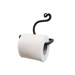 <b>Cast</b> Iron Wall Mounted European Toilet Tissue Paper Holder Antique Gray <b>Powder</b> Coating Finishing Toilet Paper Holder bathroom - Product Image 6