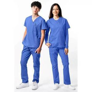 Uniformes Médicos SPORTEX, Conjunto de Uniforme para Enfermeros/as, Hombre/Mujer, Algodón, Poliéster, Elastano, Tela Transpirable, Logotipo Personalizado, Hospitales - Product Image 3