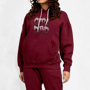 Sudadera con capucha extragrande de manga larga para mujer, sudaderas con estampado de hojas de Arce, Jersey informal de camuflaje, venta al por mayor - Product Image 1
