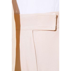 Femmes Beige Velcro taille large jambe pantalon respirant Camouflage survêtement pantalon XL taille décontracté Hip Hop doux froissé coloré - Product Image 4