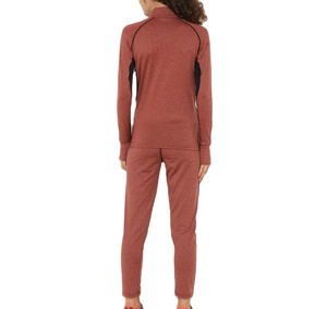 Ensemble de vêtements en velours décontracté deux pièces pour femmes survêtement en velours à capuche avec fermeture éclair Design imprimé solide survêtement 2026 - Product Image 6