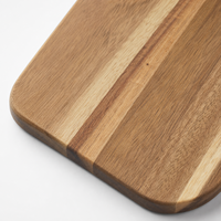 Planche à découper en bois d'acacia avec poignée pour le fromage, le pain, la viande, la préparation et le service des aliments en cuisine