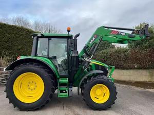 Original agrícola usado Johnn para Deeree 6110M Tractor con cargador frontal para la venta - Product Image 5