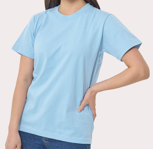 Camiseta Básica Unisex de Algodón de Manga Corta HOOR, Lisa, Personalizable para Impresión, Informal, Cómoda para Uso Diario, Varios Colores - Product Image 4