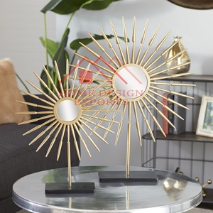 Escultura de mesa para mesa superventas, escultura de mesa moderna para decoraciones del hogar, espejo Sunburst de diseño clásico 2022 - Product Image 5