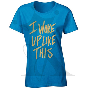 Camisetas de Mujer al Por Mayor a Precio Económico, Camisetas de Algodón Lisas para Impresión Personalizada, Camiseta de Cuello Redondo y Manga Corta OEM - Product Image 3