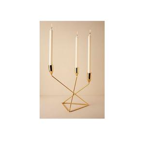 Candelabro Metálico Dorado Brillante 2026 para Decoración Rústica, Centro de Mesa para Bodas, Arreglos de Mesa para Fiestas y Decoración Espiritual - Product Image 2