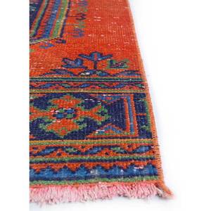 Vintage 9x12 Wool Rug <b>Red</b> & Orange Hand Knotted Medallion Puzzle Rectangle Abstract Patterns for Home Entryway Hallway-Pae-2481 - Product Image 4