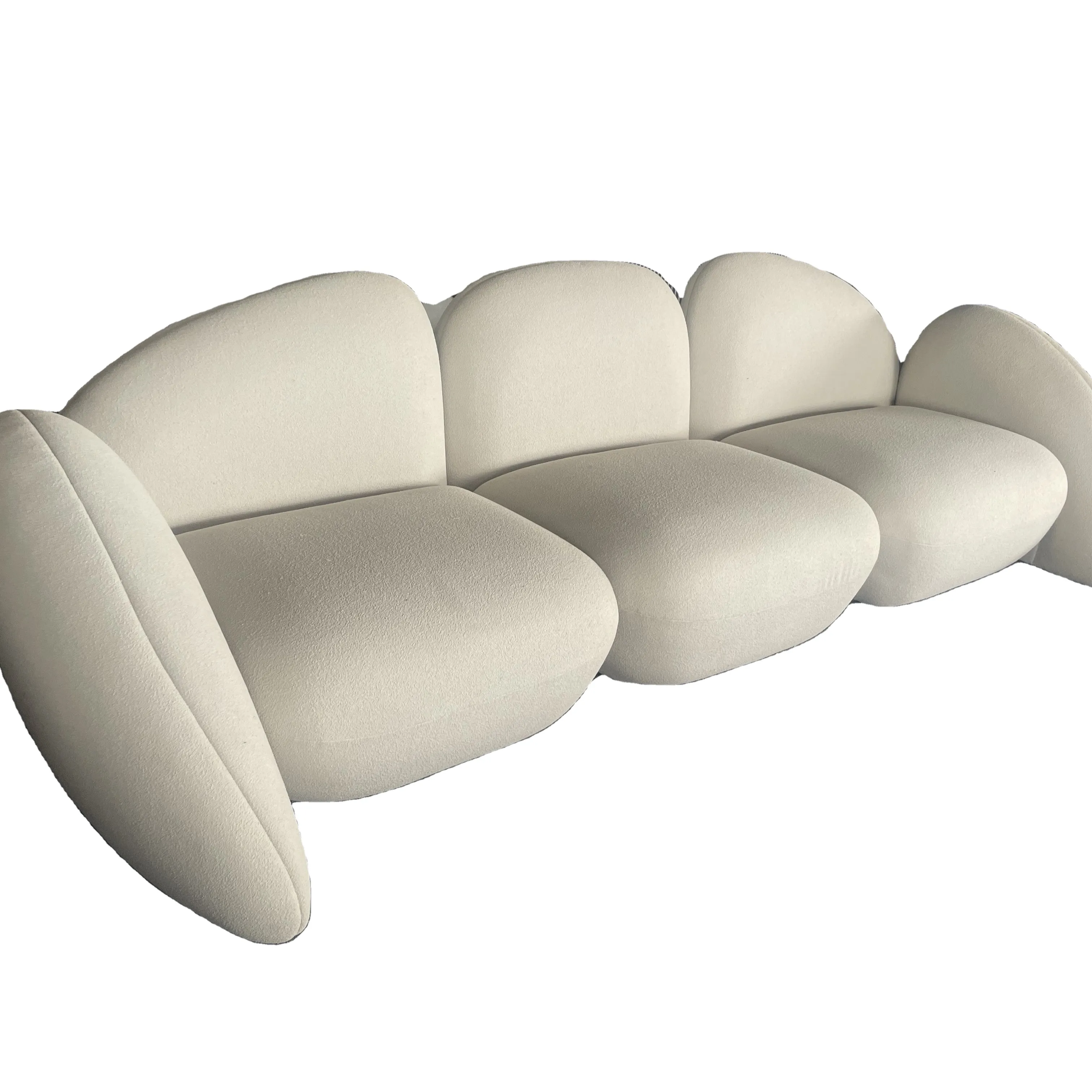 Meubles de salon ensembles de canapés pour la maison ensemble de canapés italien moderne en tissu lithos ensemble de meubles