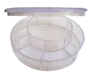 Contenedor de Plástico de Alta Calidad con 5 Compartimentos para Herramientas de Joyería, Venta al por Mayor al Precio Más Bajo, el Mejor Producto para la Fabricación de Joyas - Product Image 1