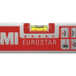 Nivel de burbuja EUROSTAR de aluminio plateado de 30 cm, 0.5mm/m, categoría de producto BMI: Niveles - Product Image 3