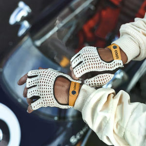 Guantes de Conducción de Piel de Oveja Auténtica de Alto Rendimiento, Elegantes y a la Moda con Diseño Personalizado - Product Image 5