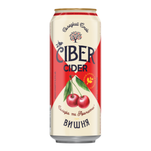 Cidre Ciber aux fruits de cerise 5,5% 500ml en canette réfrigérée - Product Image 1