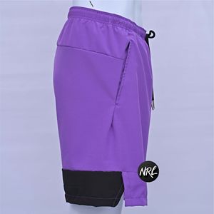 Short de sport personnalisé de haute qualité pour hommes pour entraînement décontracté respirant Fitness Short de course motif solide en gros non tissé - Product Image 2
