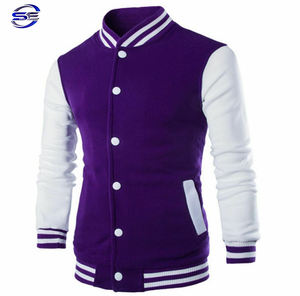 Vente en gros OEM veste universitaire à manches longues personnalisée hommes dernières conceptions style décontracté hiver grande taille veste en tricot brodée - Product Image 3