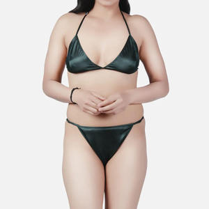 Wholesale Cute One-piece Swimsuit Solid Color Flower <b>Beach</b> Hot Spring Sexy Spandex/Nylon Quick Dry <b>Thongs</b> - Product Image 1