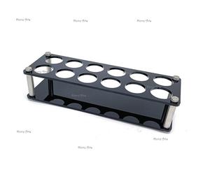 Porte-gobelets en acrylique transparent au design classique avec 12 trous, meilleure qualité, forme rectangulaire, porte-gobelets en verre en vrac - Product Image 6