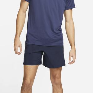 Vente en gros du fabricant Short de jogging athlétique en polyester pour hommes, décoration à motif de logo personnalisé, taille élastique moyenne, séchage rapide - Product Image 1
