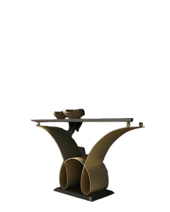 โต๊ะคอนโซลข้างคอนโซลโต๊ะปาร์ตี้งานปาร์ตี้งานปาร์ตี้งานจัดเลี้ยงดีไซน์ดีที่สุดโต๊ะคอนโซลแต่งงานทำจากโลหะพร้อมกระจก - Product Image 6