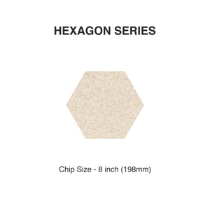 Carrelage de mosaïque hexagonal mat brillant de 198mm | Céramique de porcelaine de qualité supérieure pour les projets de décoration intérieure et extérieure de sol mural - Product Image 2