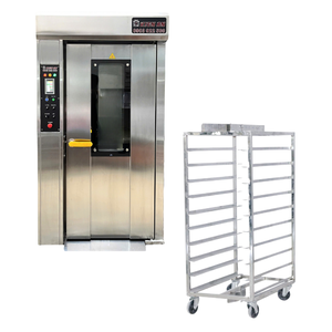 <b>Rotary</b> Oven 16 Trays With Altuntop Trolley Iso Certificate 1100Kg 380V 220V Electric Bread Oven Kien an Vietnam Made in Vietnam - Product Image 1
