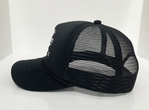 Casquettes de camionneur en mousse avec logo brodé personnalisé Casquettes de baseball respirantes avec corde 5 panneaux Casquettes de sport OEM Vietnam Chapeaux - Product Image 2