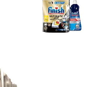 Tablettes lave-vaisselle Finish, Brillance Ultime Infinity, 80 tablettes, Parfum Frais, Nettoyant en comprimés Clean & Shine, Efficace contre les taches de graisse - Product Image 1