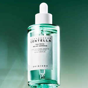 ขายส่งจากเกาหลี SKIN1004 Tea-Trica Relief Ampoule 3.38 ออนซ์ โอซ 100 มล. ผลิตภัณฑ์บำรุงผิวสำหรับผิวแพ้ง่าย - Product Image 4