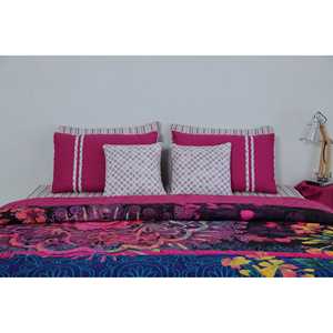 Funda de edredón o colcha tamaño King con diseño de enredaderas iridiscentes para añadir un toque de color y estilo a tu dormitorio - Product Image 4