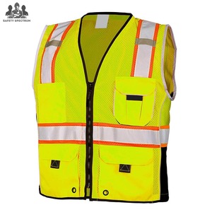 Chaleco de Seguridad Reflectante de Alta Visibilidad con Bolsillos y Cremallera, Chaleco de Seguridad Unisex, Ropa de Seguridad, Chaleco Reflectante - Product Image 1