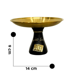 Última llegada hecha a mano de acero inoxidable pastel servir soporte único boda presentación celebración exhibición vajilla Color dorado - Product Image 2