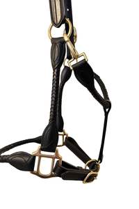 Licol en cuir de cheval avec boucle en laiton, équipement équestre de qualité supérieure, accessoires équestres, fournisseur en gros - Product Image 4