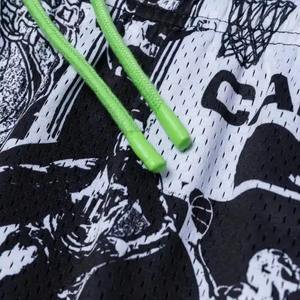 กางเกงบาสเก็ตบอลผู้ชายแบบตาข่ายสองชั้น ความยาวขาใน 5 นิ้ว พิมพ์ลายแบบซับลิเมชั่น โพลีเอสเตอร์ 100% รับสกรีนโลโก้ตามแบบที่ลูกค้าต้องการ - Product Image 2